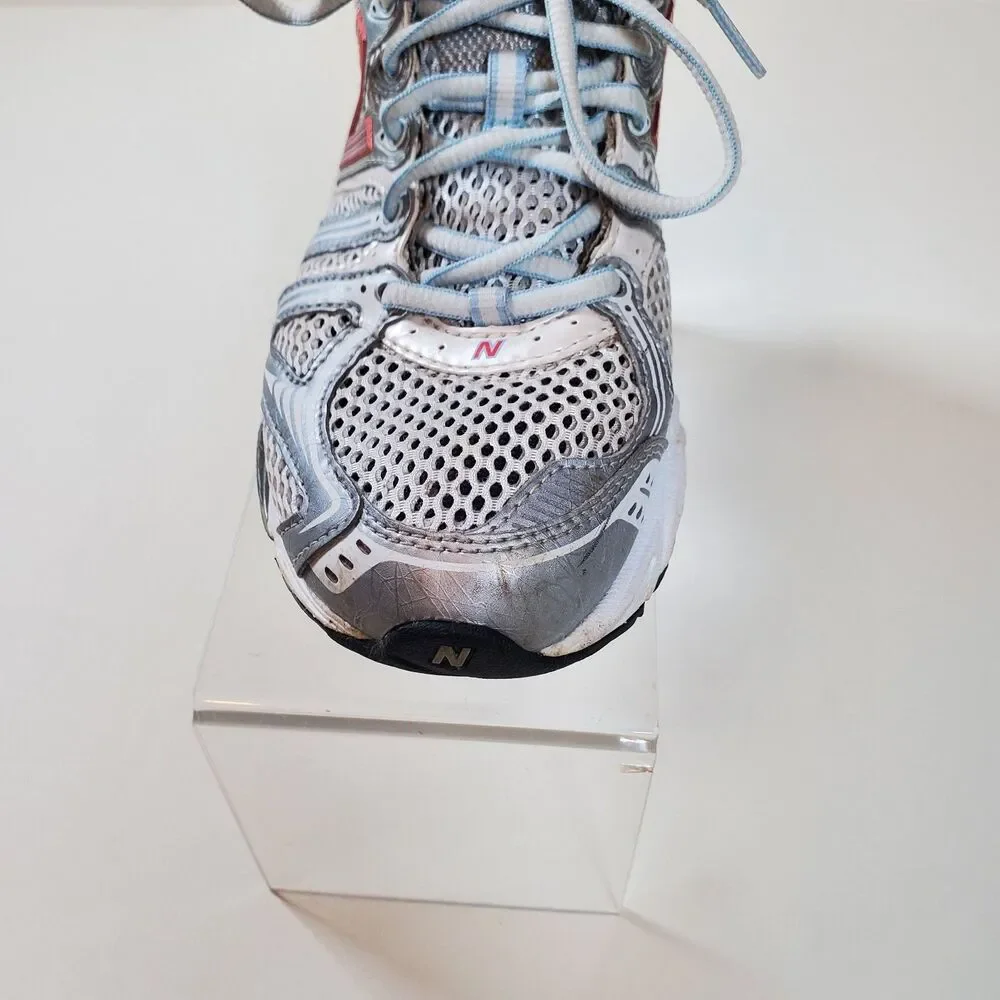 New Balance Women's Size 7.5 Sneakers Silver Red White 1080 N-ergy Running Gym